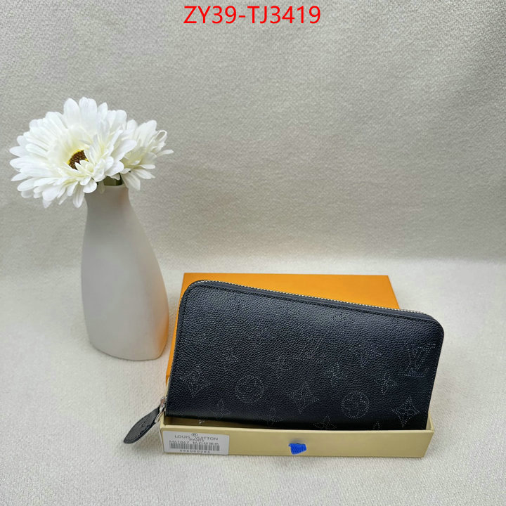 LV Bags(4A)-Wallet luxury fashion replica designers ID: TJ3419 $: 39USD,