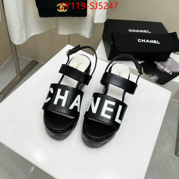 Women Shoes-Chanel what are the best replica ID: SJ5247 $: 119USD