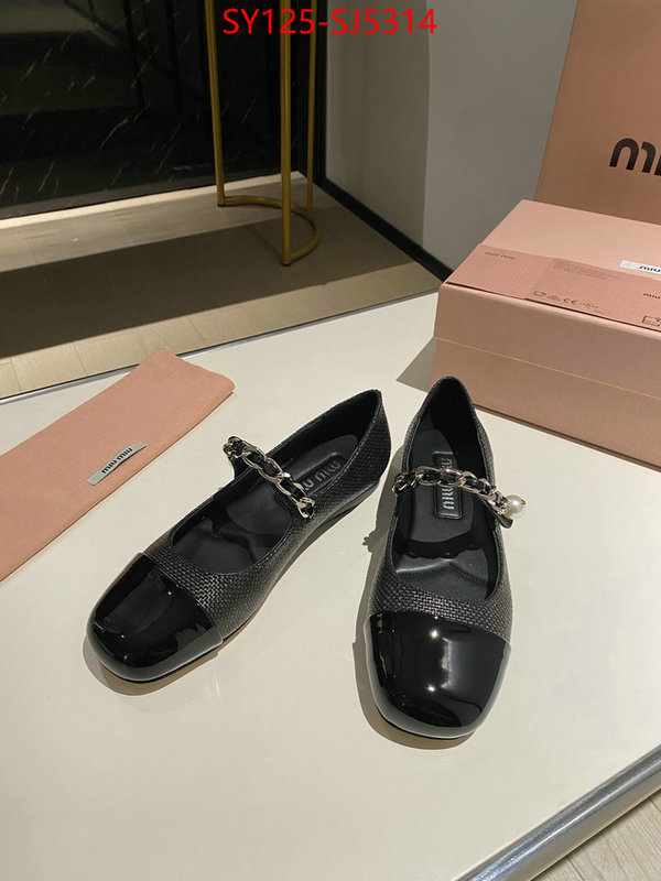 Women Shoes-Miu Miu unsurpassed quality ID: SJ5314 $: 125USD