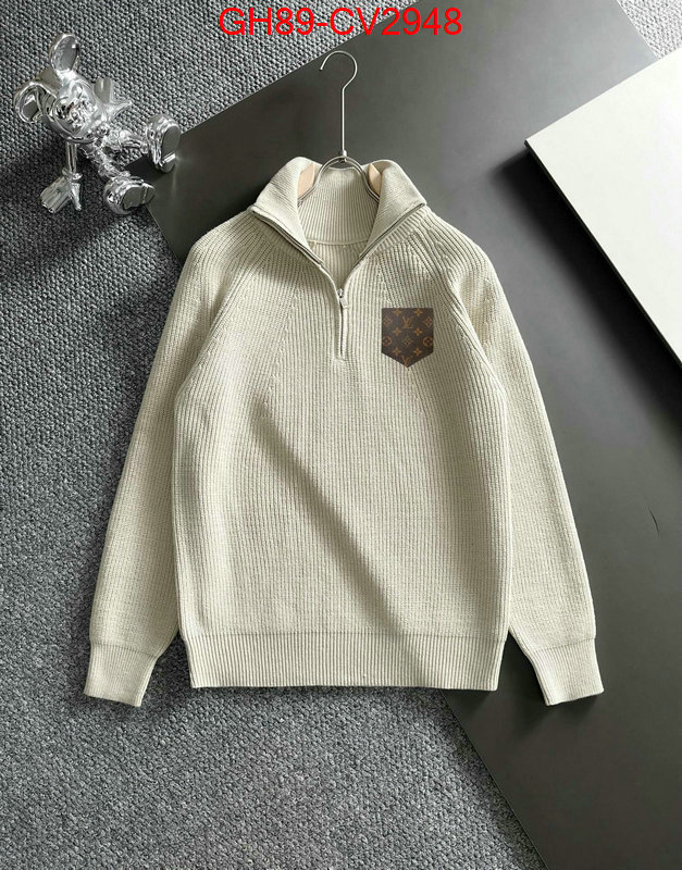 Clothing-LV fake designer ID: CV2948 $: 89USD
