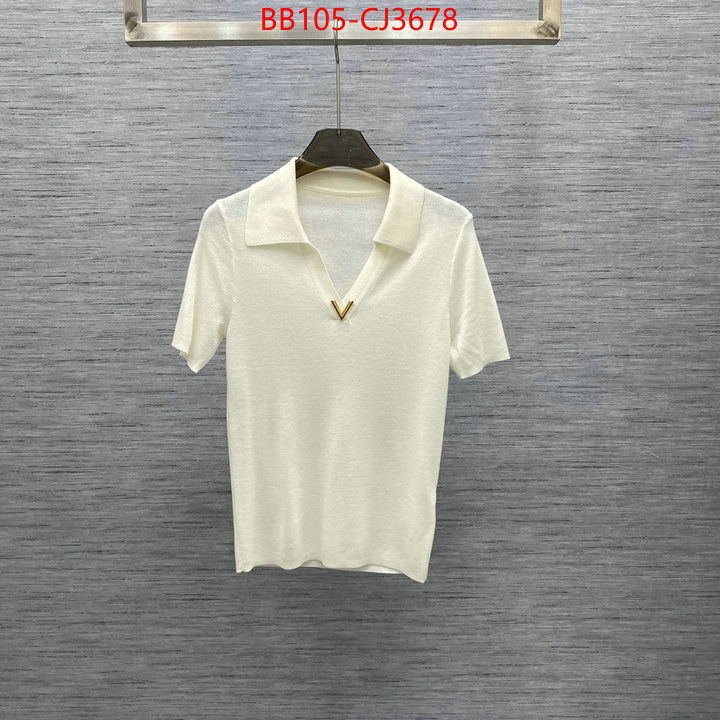Clothing-Valentino designer fashion replica ID: CJ3678 $: 105USD