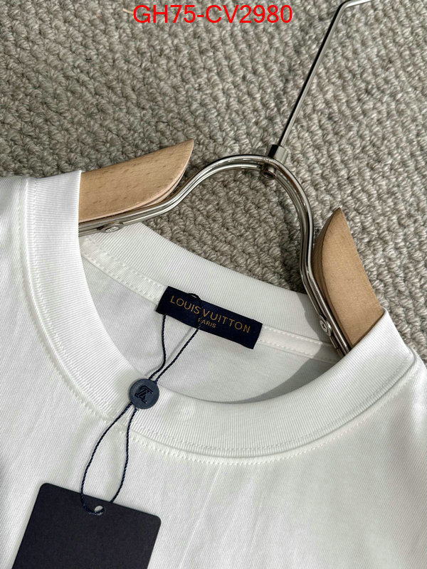 Clothing-LV shop cheap high quality 1:1 replica ID: CV2980 $: 75USD
