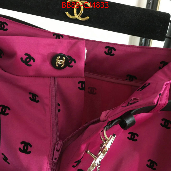 Clothing-Chanel where quality designer replica ID: CJ4833 $: 89USD