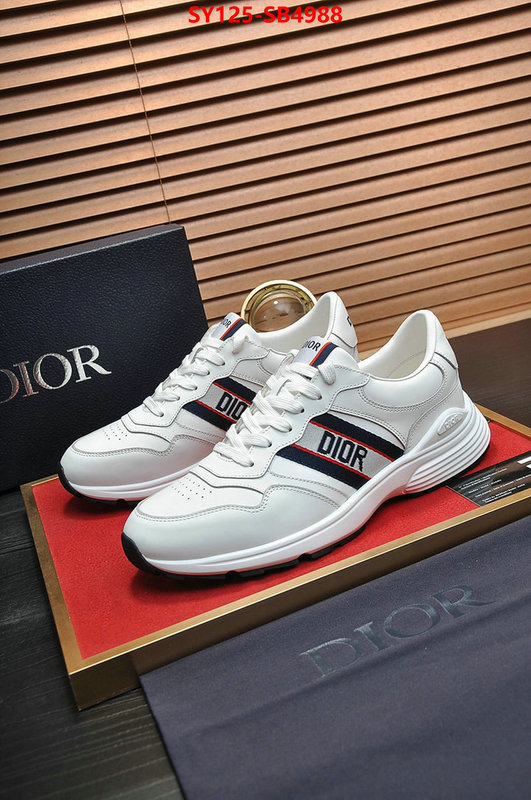 Men shoes-Dior 2024 perfect replica designer ID: SB4988 $: 125USD