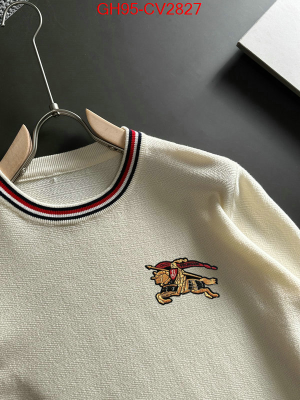 Clothing-Burberry designer fake ID: CV2827 $: 95USD