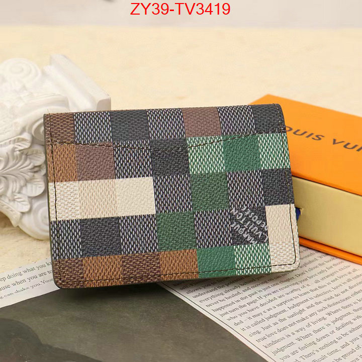 LV Bags(4A)-Wallet the best quality replica ID: TV3419 $: 39USD,