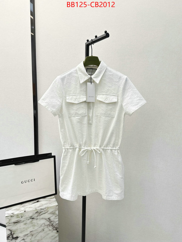 Clothing-Gucci what's the best place to buy replica ID: CB2012 $: 125USD