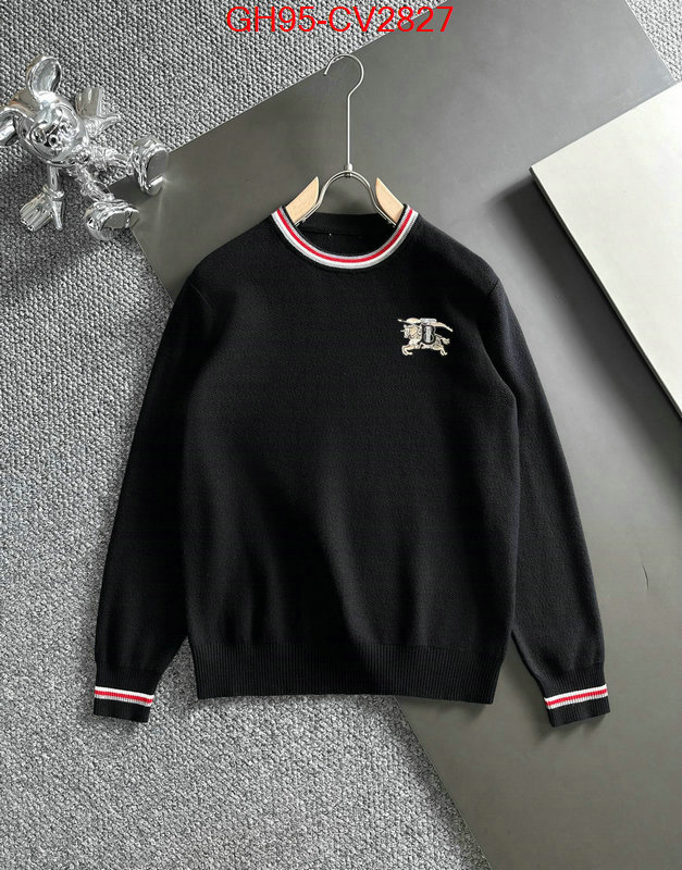 Clothing-Burberry designer fake ID: CV2827 $: 95USD