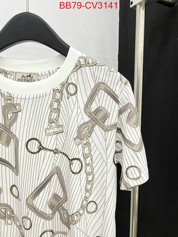Clothing-Hermes wholesale replica ID: CV3141 $: 79USD