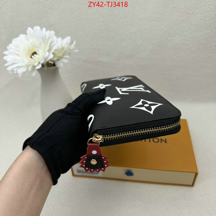 LV Bags(4A)-Wallet where quality designer replica ID: TJ3418 $: 42USD,