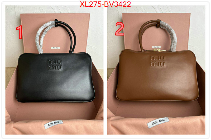 Miu Miu Bags(TOP)-Handbag- 2024 replica ID: BV3422 $: 275USD,