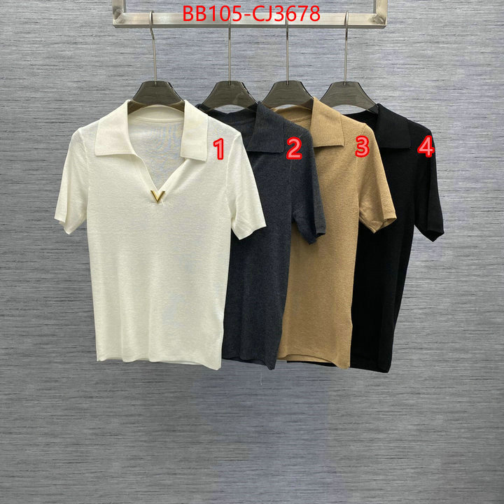 Clothing-Valentino designer fashion replica ID: CJ3678 $: 105USD