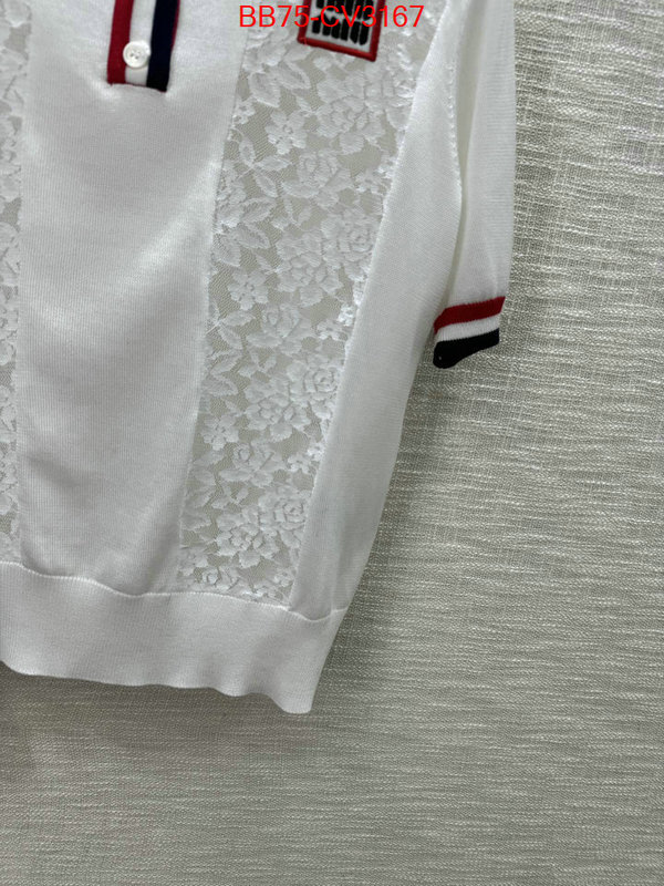Clothing-MIU MIU high quality happy copy ID: CV3167 $: 75USD