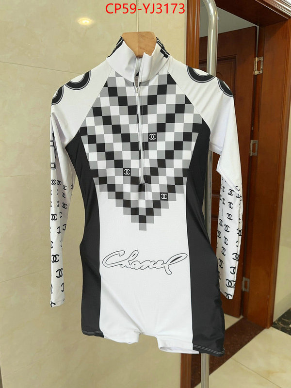 Swimsuit-Chanel can you buy knockoff ID: YJ3173 $: 59USD