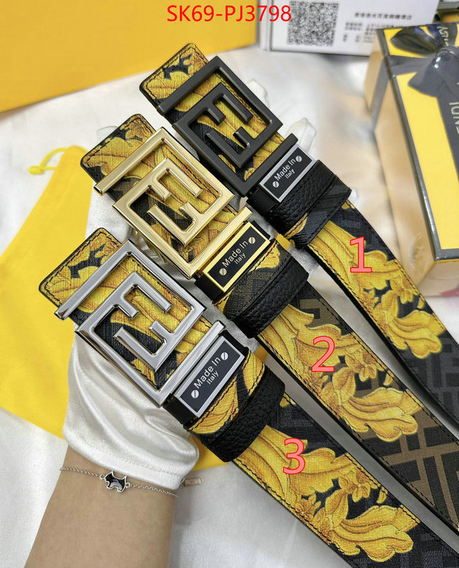 Belts-Fendi fake high quality ID: PJ3798 $: 69USD