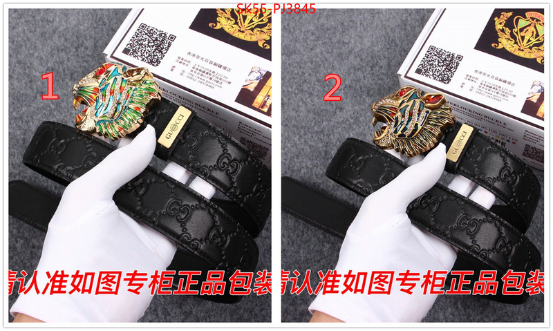 Belts-Gucci best fake ID: PJ3845 $: 55USD
