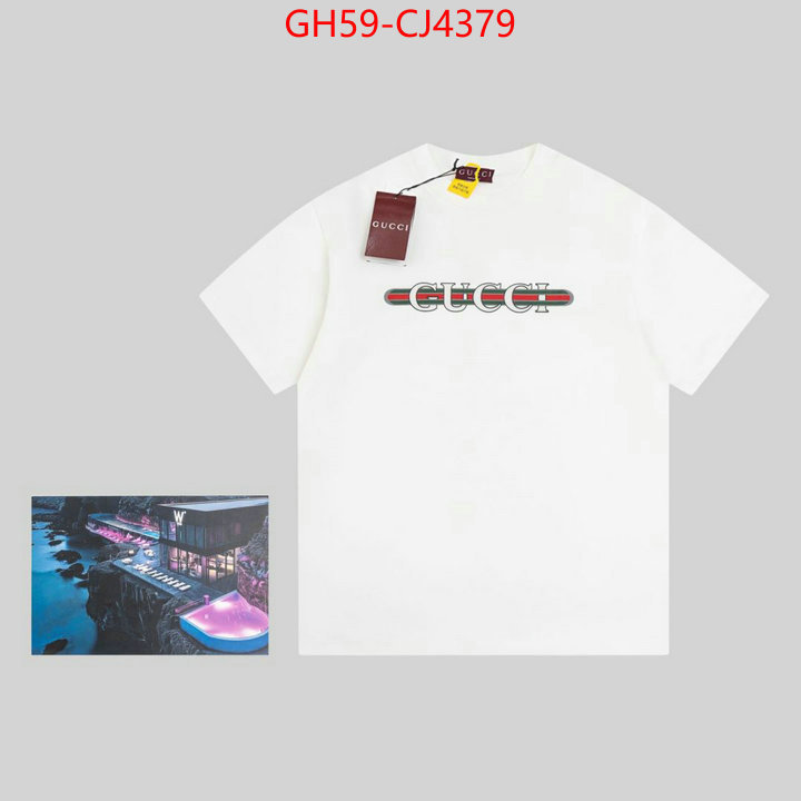 Clothing-Gucci aaaaa+ replica designer ID: CJ4379 $: 59USD