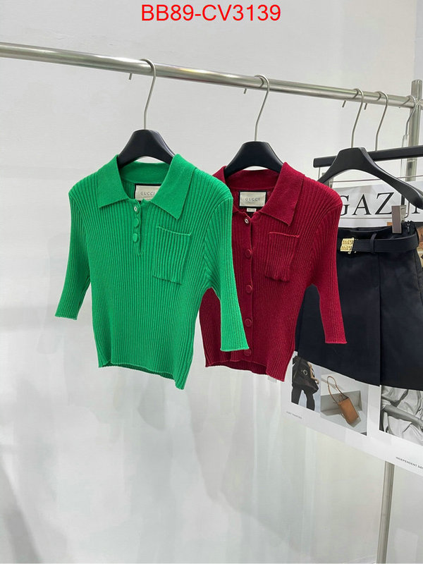 Clothing-Gucci buy best quality replica ID: CV3139 $: 89USD