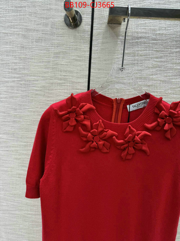 Clothing-Valentino wholesale replica shop ID: CJ3665 $: 109USD