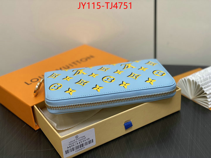 LV Bags(TOP)-Wallet high quality 1:1 replica ID: TJ4751 $: 115USD,