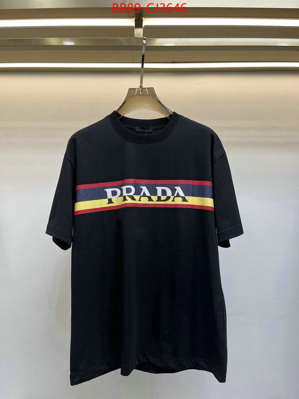 Clothing-Prada best wholesale replica ID: CJ3646 $: 89USD