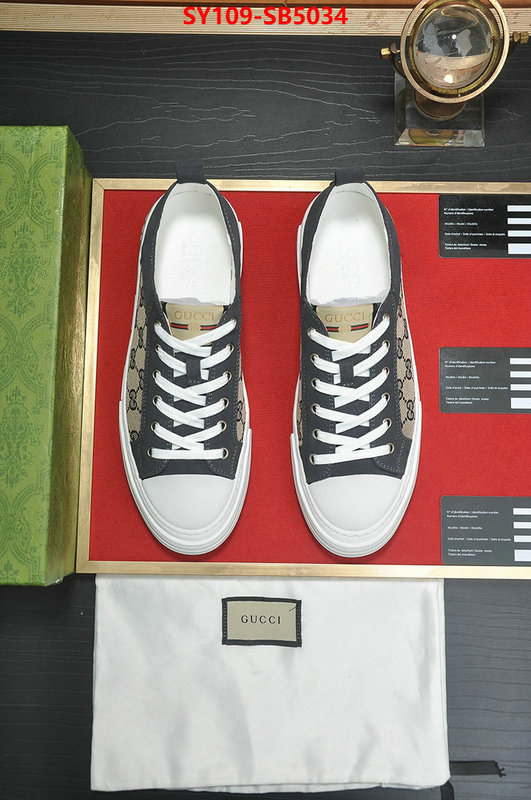 Men Shoes-Gucci what 1:1 replica ID: SB5034 $: 109USD