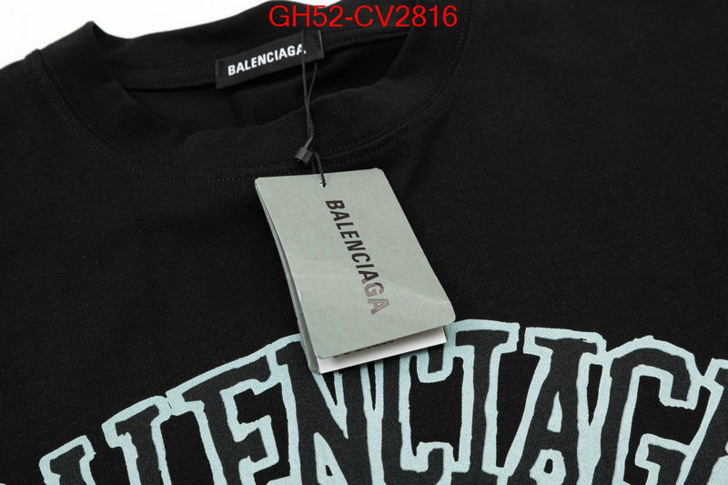 Clothing-Balenciaga for sale cheap now ID: CV2816 $: 52USD