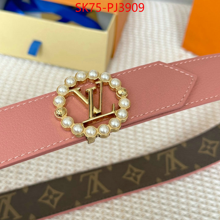 Belts-LV designer wholesale replica ID: PJ3909 $: 75USD