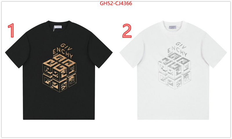 Clothing-Givenchy knockoff highest quality ID: CJ4366 $: 52USD