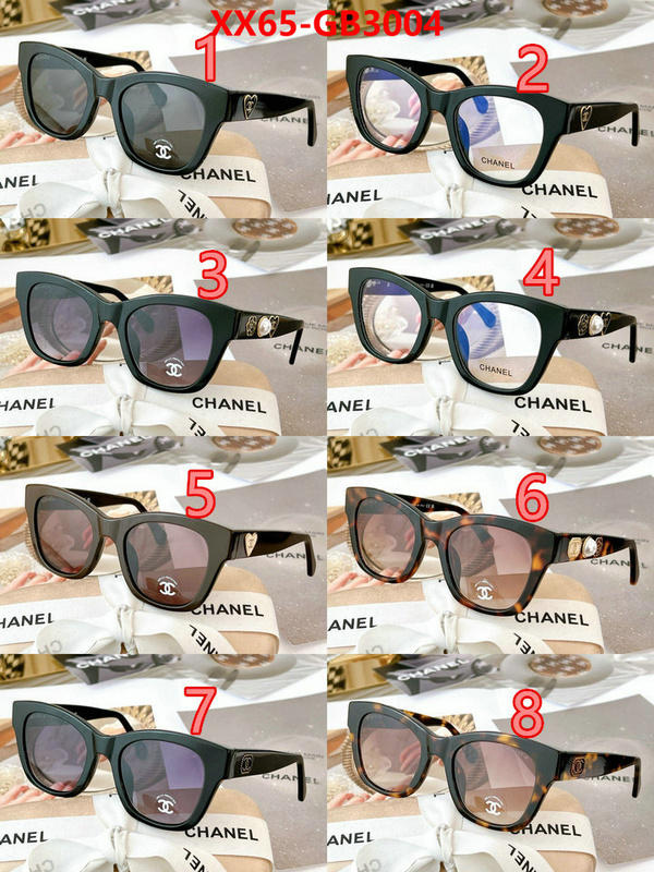 Glasses-Chanel how quality ID: GB3004 $: 65USD