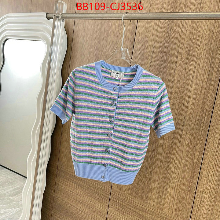 Clothing-Chanel replica shop ID: CJ3536 $: 109USD