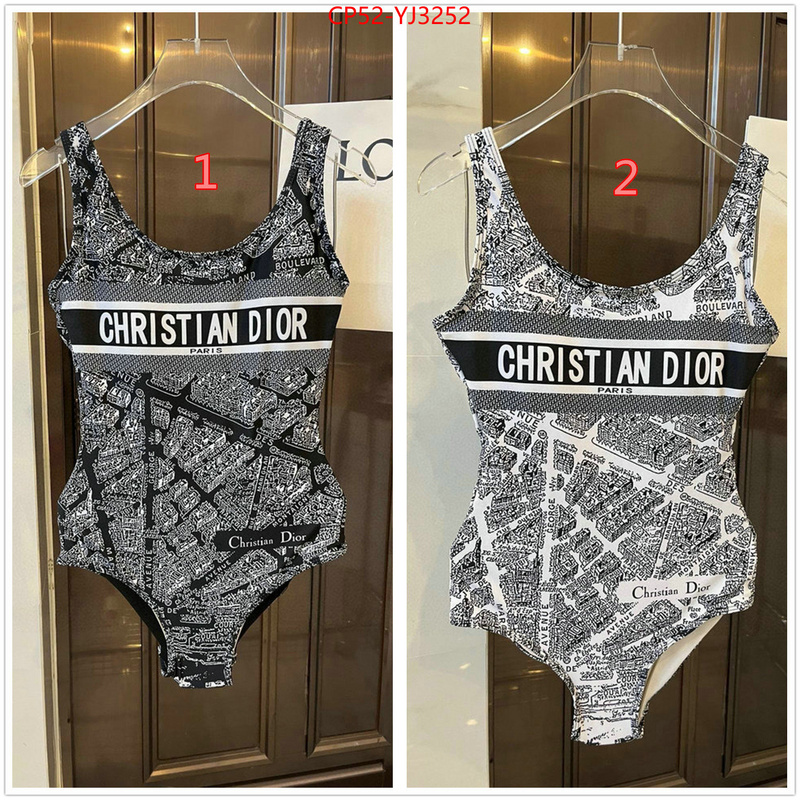 Swimsuit-Dior wholesale replica shop ID: YJ3252 $: 52USD