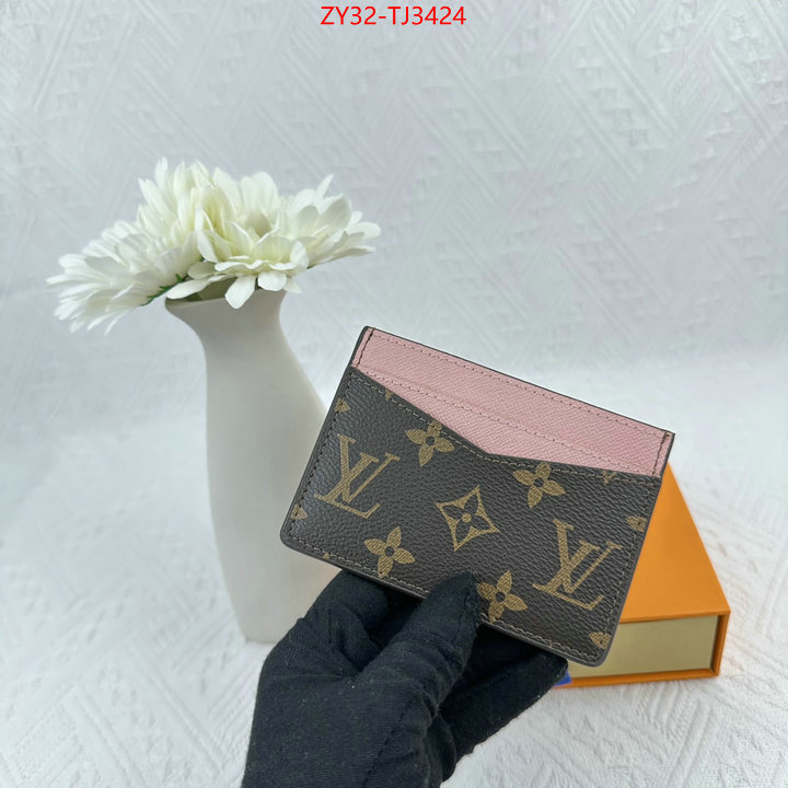 LV Bags(4A)-Wallet cheap high quality replica ID: TJ3424 $: 32USD,