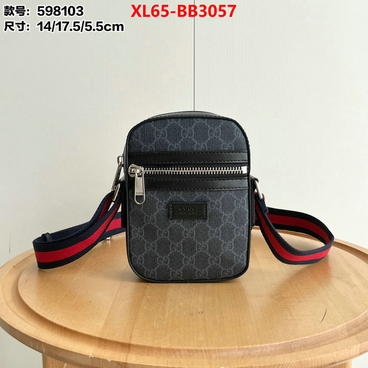 Gucci Bags(4A)-Crossbody- 1:1 replica wholesale ID: BB3057 $: 65USD,