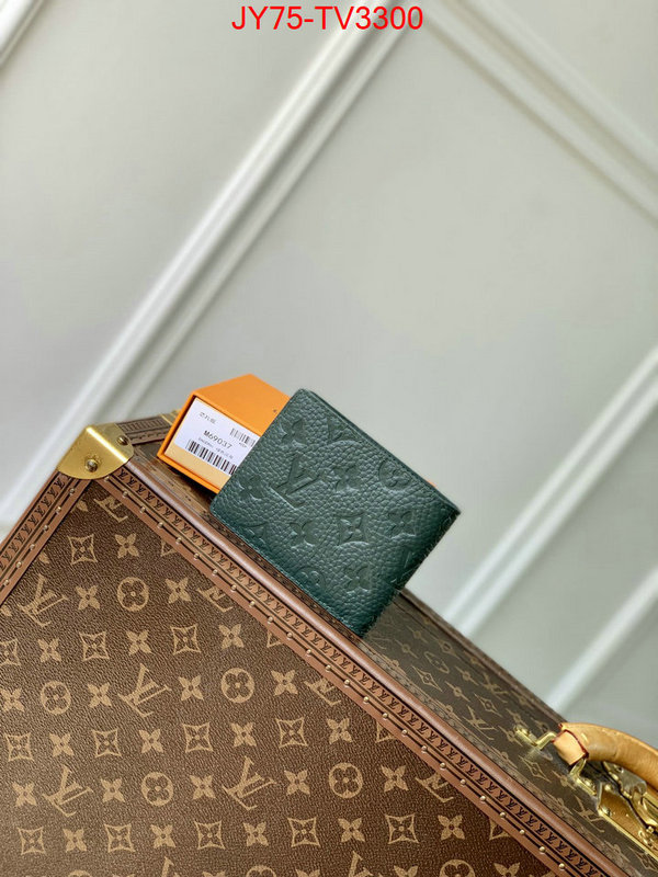 LV Bags(TOP)-Wallet buy cheap ID: TV3300 $: 75USD,