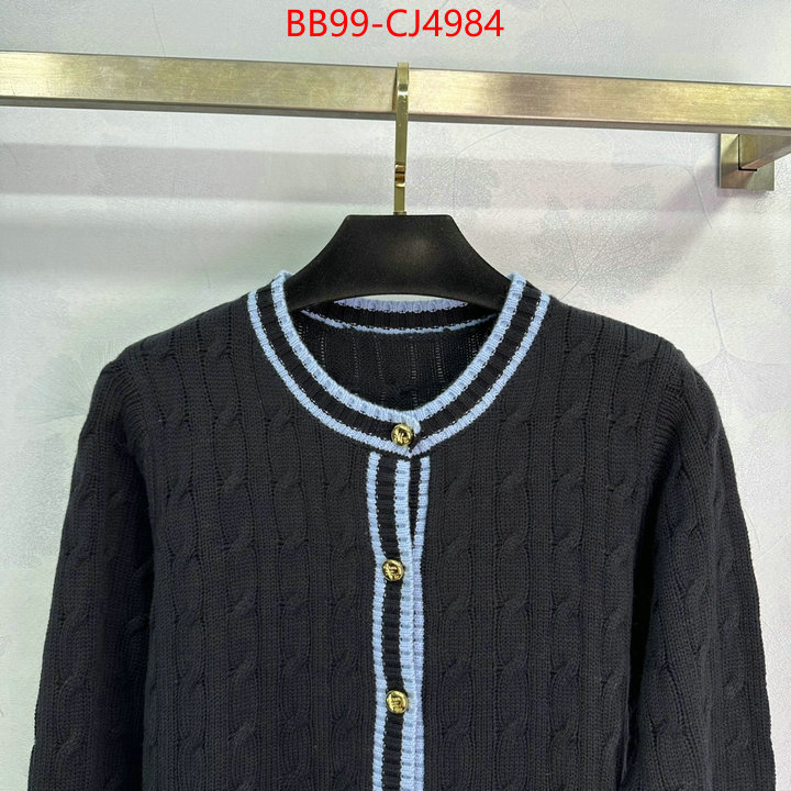 Clothing-Prada replica designer ID: CJ4984 $: 99USD