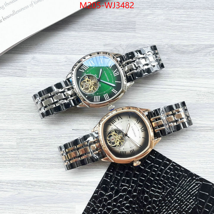 Watch(TOP)-Cartier top fake designer ID: WJ3482 $: 205USD