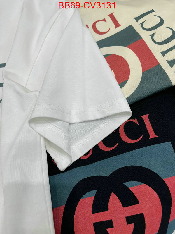 Clothing-Gucci shop the best high authentic quality replica ID: CV3131 $: 69USD