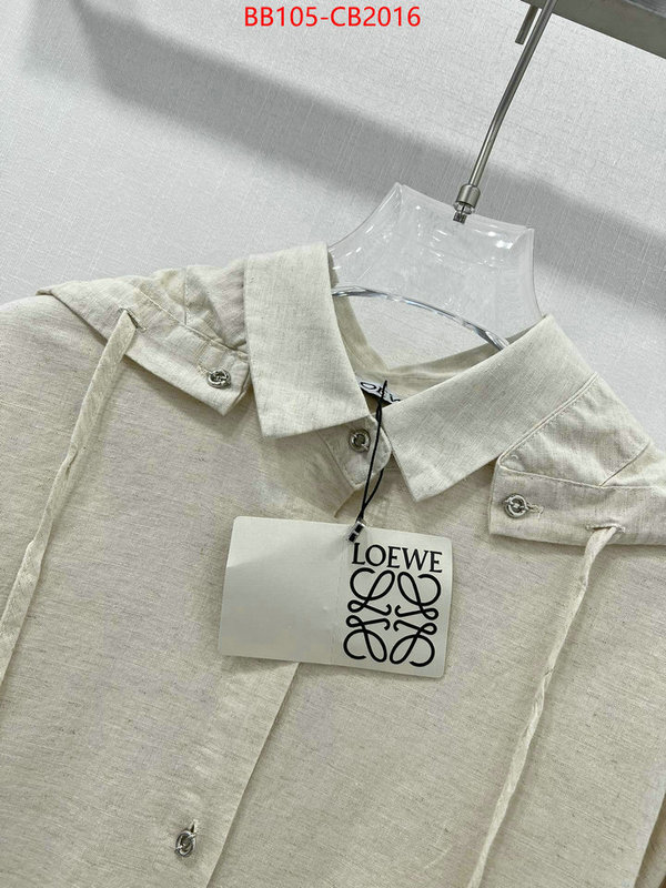 Clothing-Loewe how to find designer replica ID: CB2016 $: 105USD