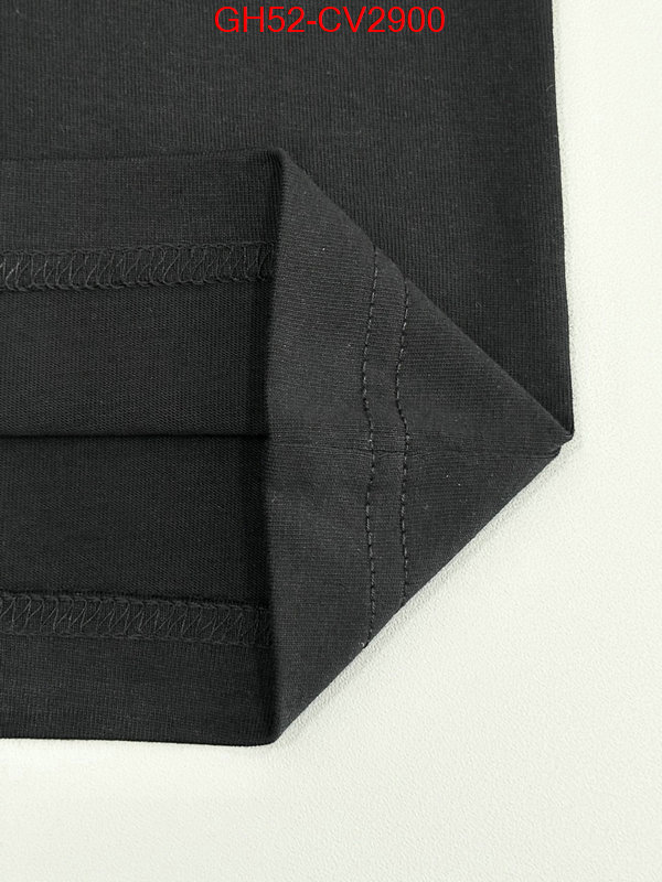 Clothing-Gucci designer replica ID: CV2900 $: 52USD