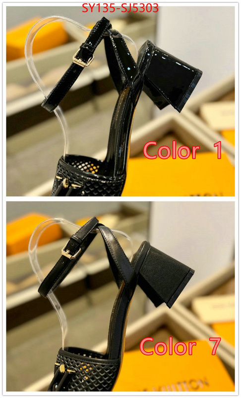 Women Shoes-LV designer 7 star replica ID: SJ5303 $: 135USD