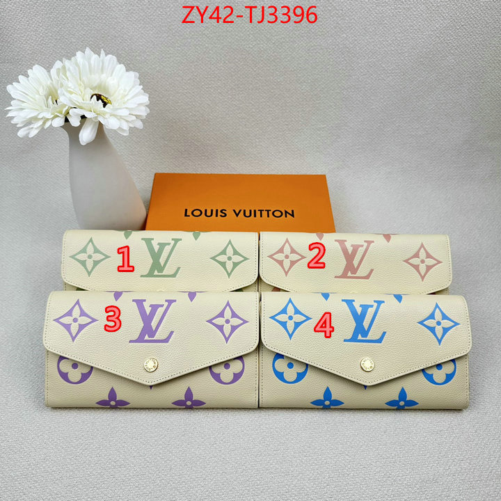 LV Bags(4A)-Wallet luxury 7 star replica ID: TJ3396 $: 42USD,