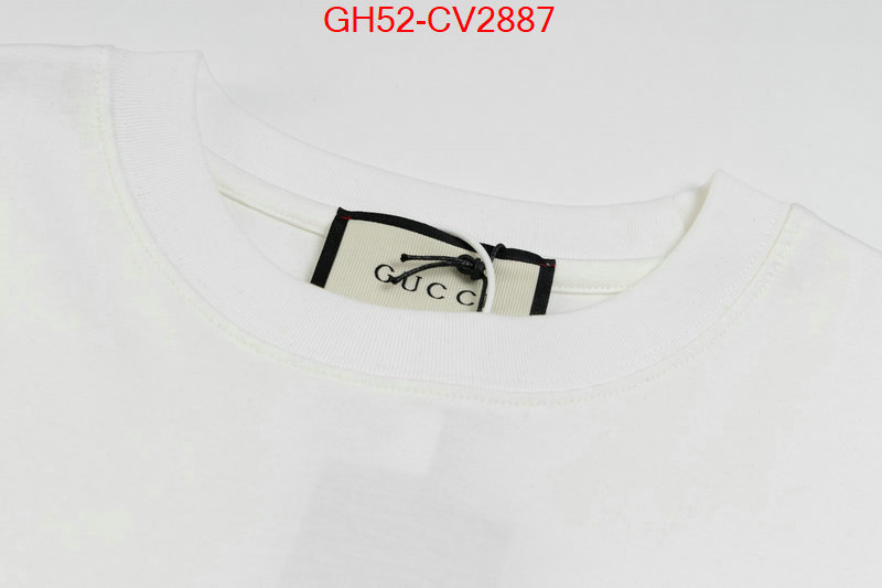 Clothing-Gucci can you buy knockoff ID: CV2887 $: 52USD