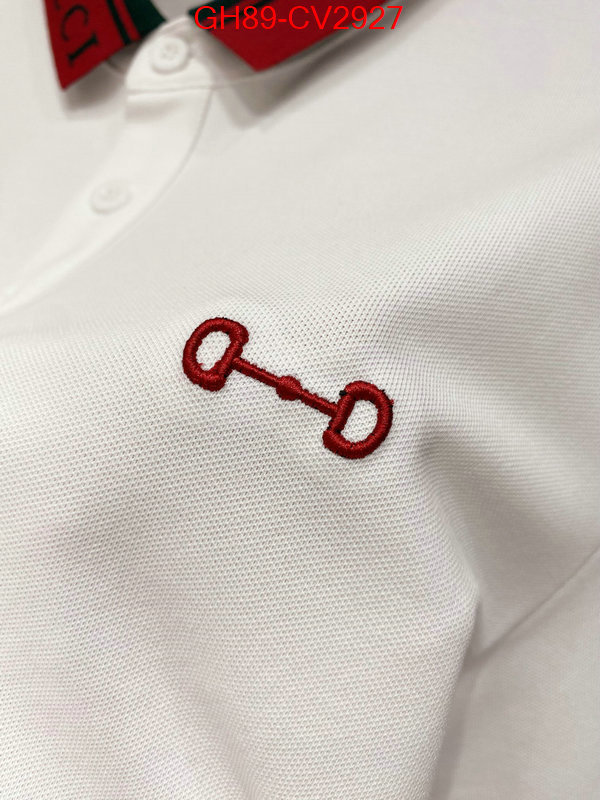 Clothing-Gucci replica designer ID: CV2927 $: 89USD