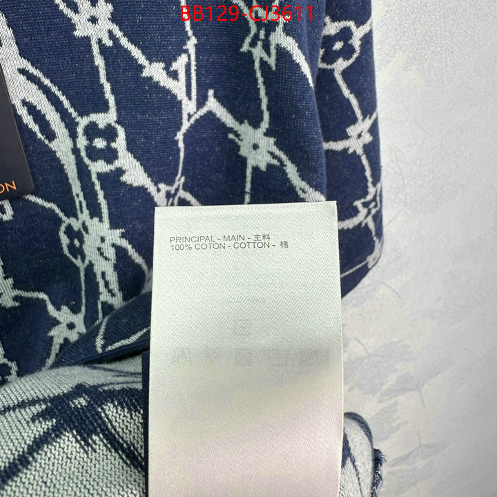 Clothing-LV replica designer ID: CJ3611 $: 129USD
