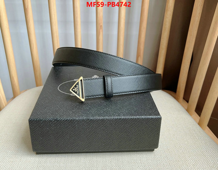 Belts-Prada how to start selling replica ID: PB4742 $: 59USD