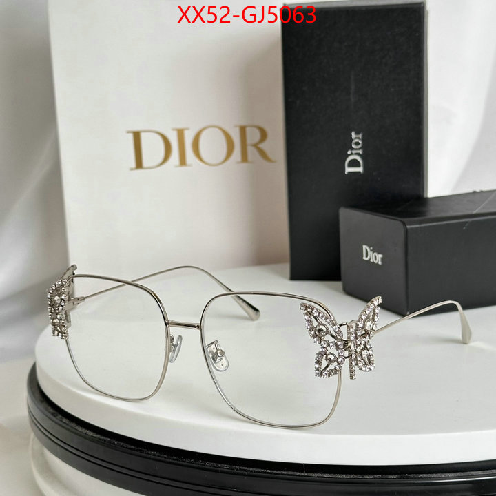 Glasses-Dior we provide top cheap aaaaa ID: GJ5063 $: 52USD