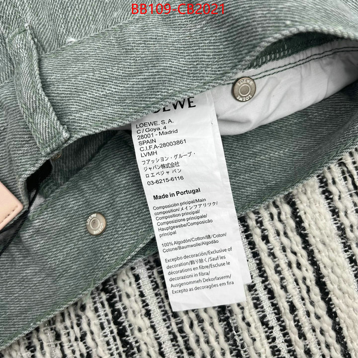 Clothing-Loewe buying replica ID: CB2021 $: 109USD