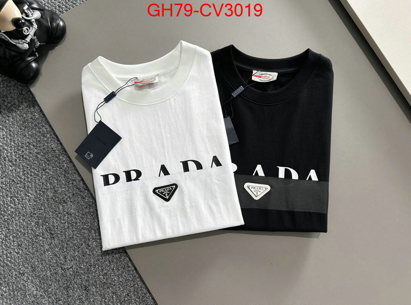 Clothing-Prada best knockoff ID: CV3019 $: 79USD