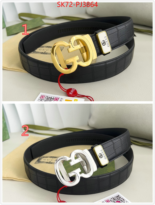 Belts-Gucci buy best quality replica ID: PJ3864 $: 72USD